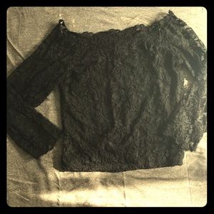 H&M Laced Black Top 💯